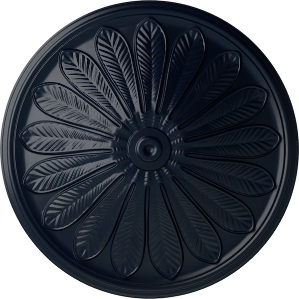 Ekena Millwork Brontes Ceiling Medallion (Fits Canopies up to 3 5/8"), 25 1/2"OD x 5 1/2"P, Midnight Dream CM25BRMDF - main